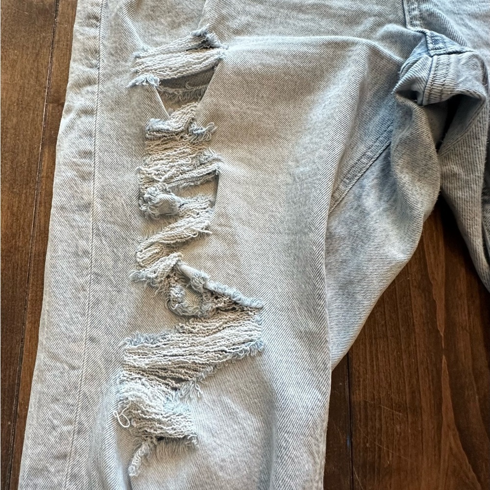 Edgely Light Blue Denim Distressed Jeans - Picture 7 of 9